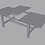Thumbnail: Fixed Base Center Extension  Farm Table with Trestle